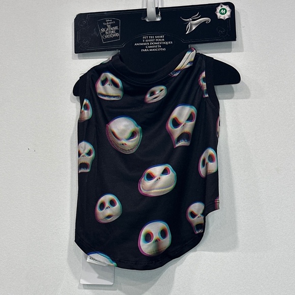 Disney Tails Nightmare Before Christmas JACK SKELLINGTON Pet T-Shirt Tee MEDIUM - Picture 1 of 11